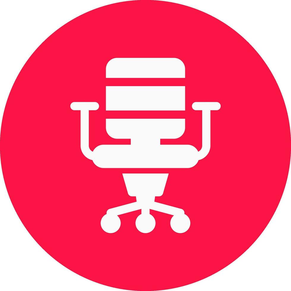 Office Chair Creative Icon Design vector