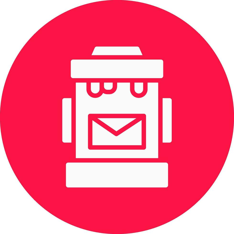 Postbox Creative Icon Design vector