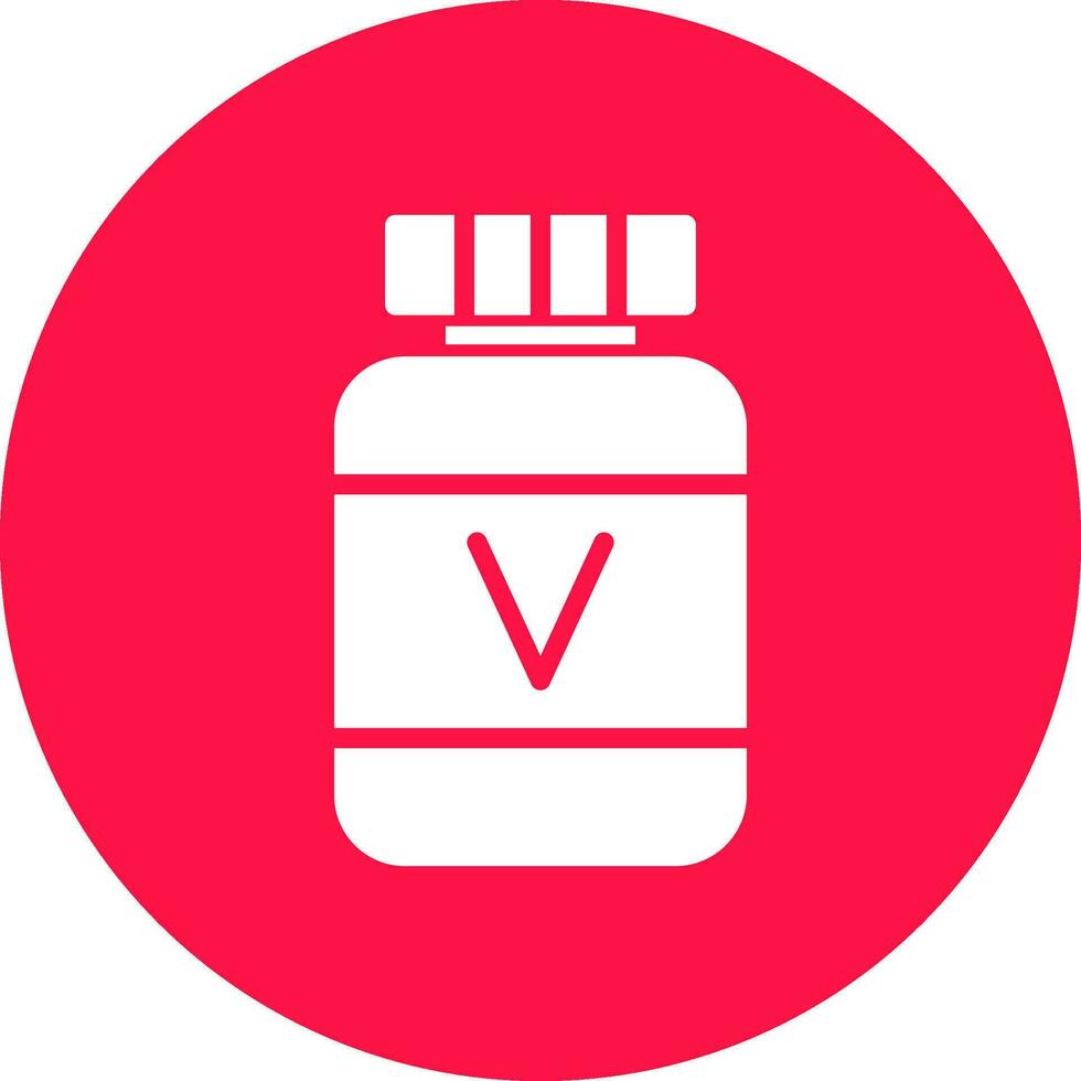 diseño de icono creativo de vitamina vector