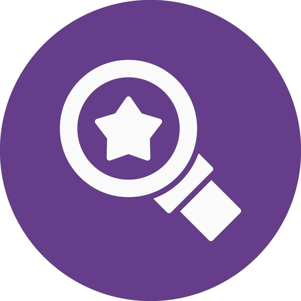 Magnifying Glass Creative Icon Design vector