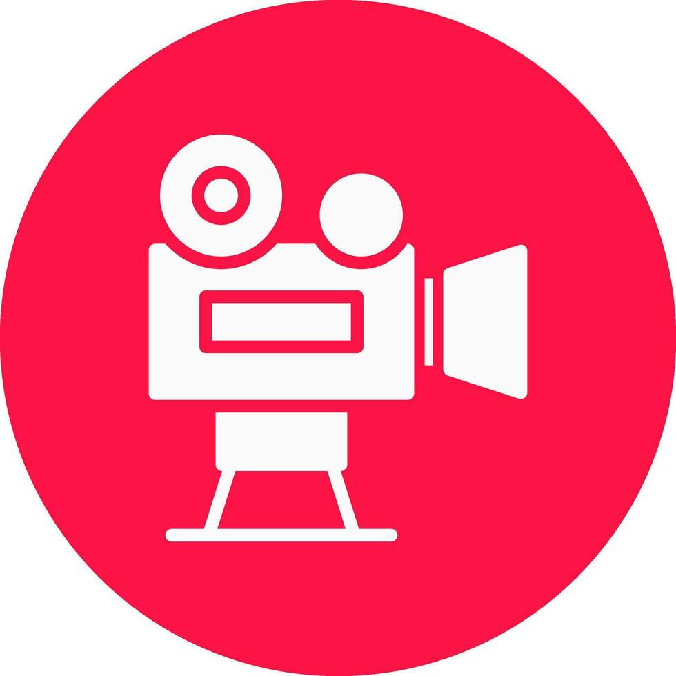 Video Camera Creative Icon Design vector