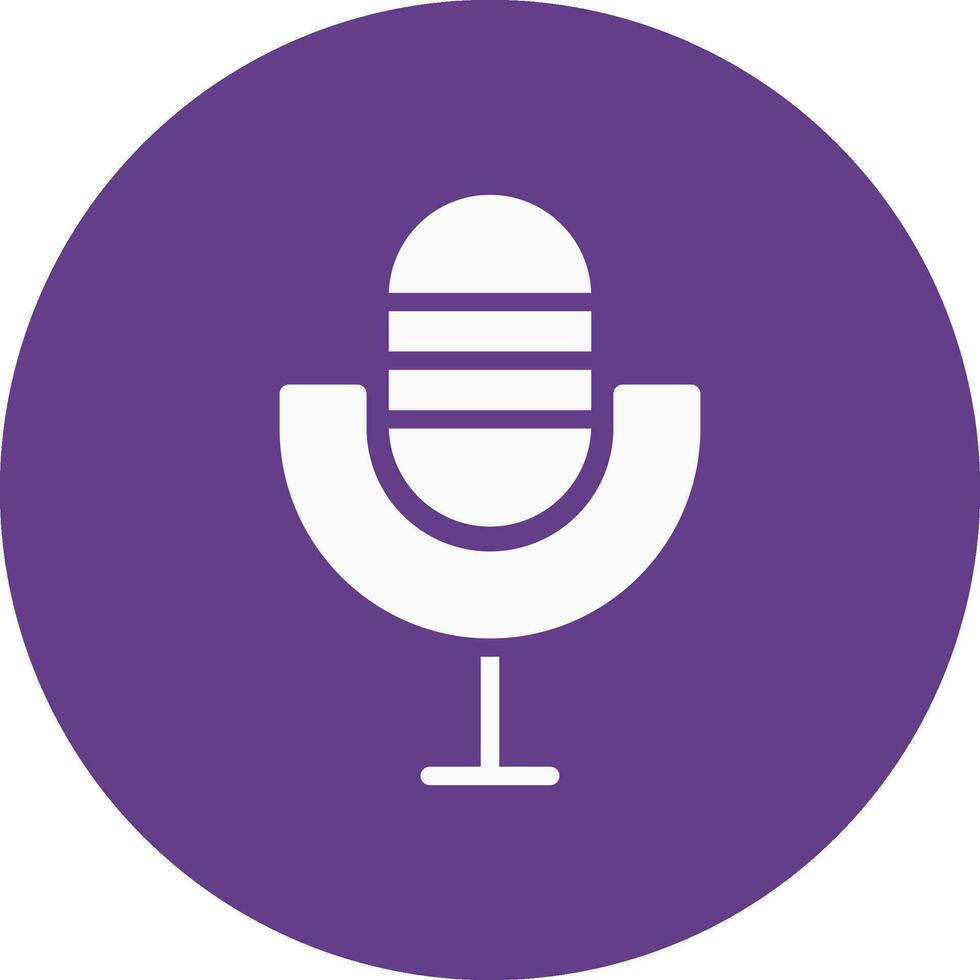 Microphone Creative Icon Design vector