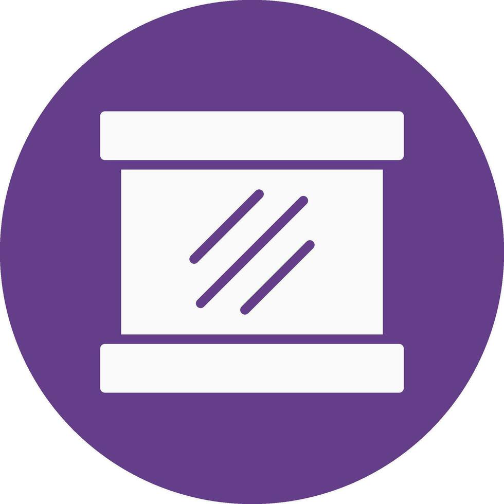 Mirror Creative Icon Design vector