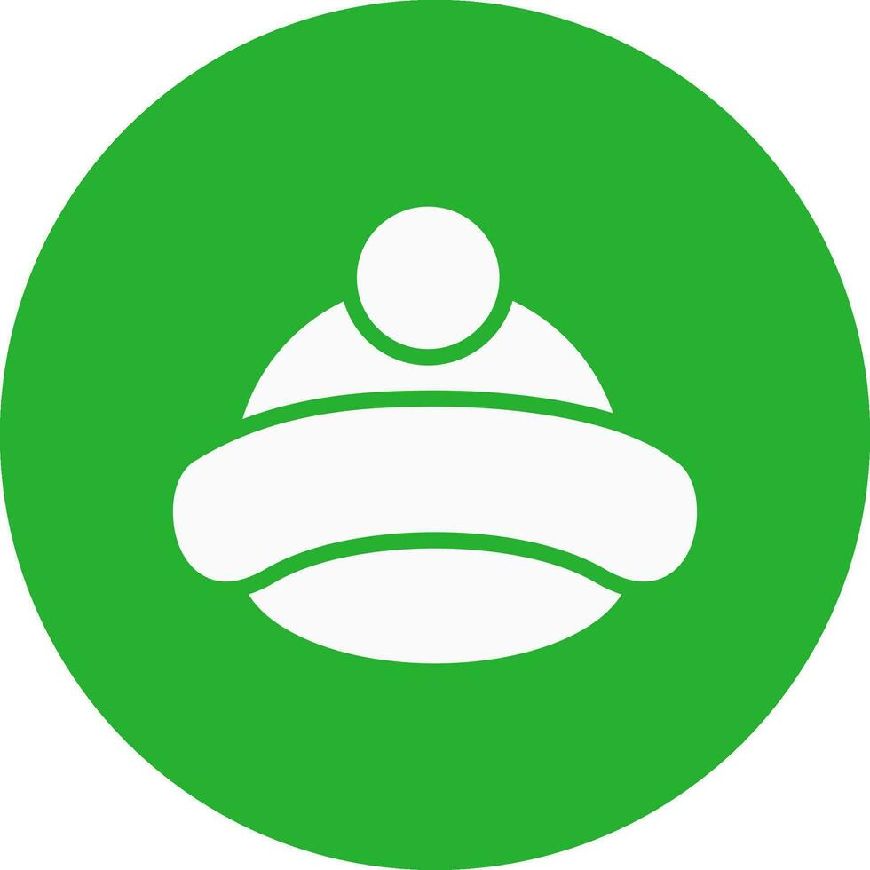 Santa Hat Creative Icon Design vector