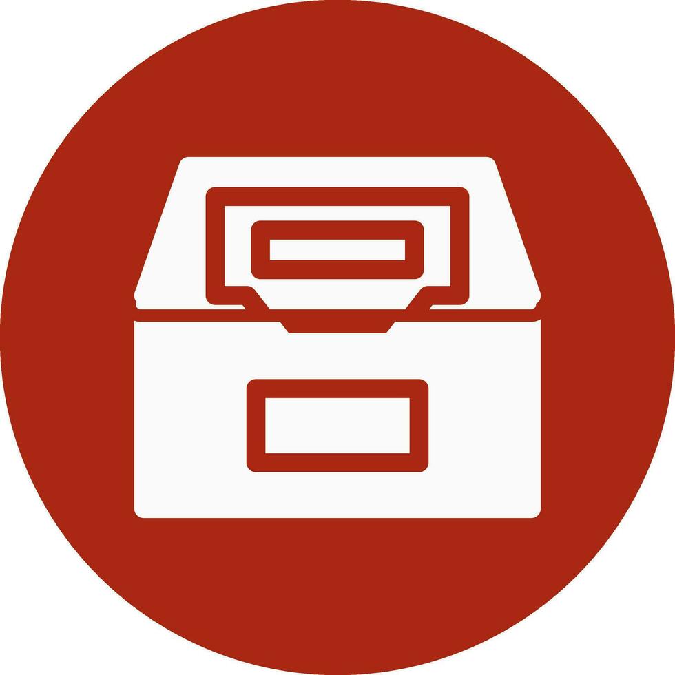 Files Box Creative Icon Design vector