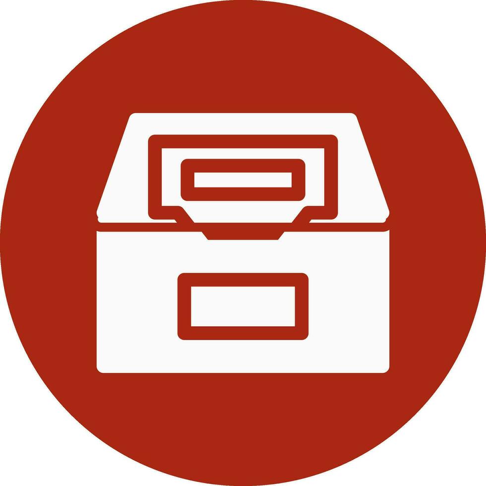 Files Box Creative Icon Design vector