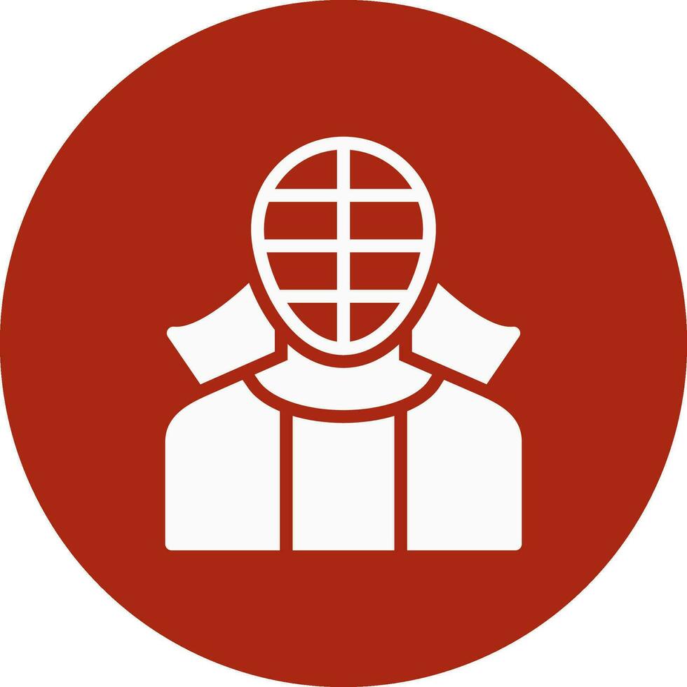 diseño de icono creativo de kendo vector