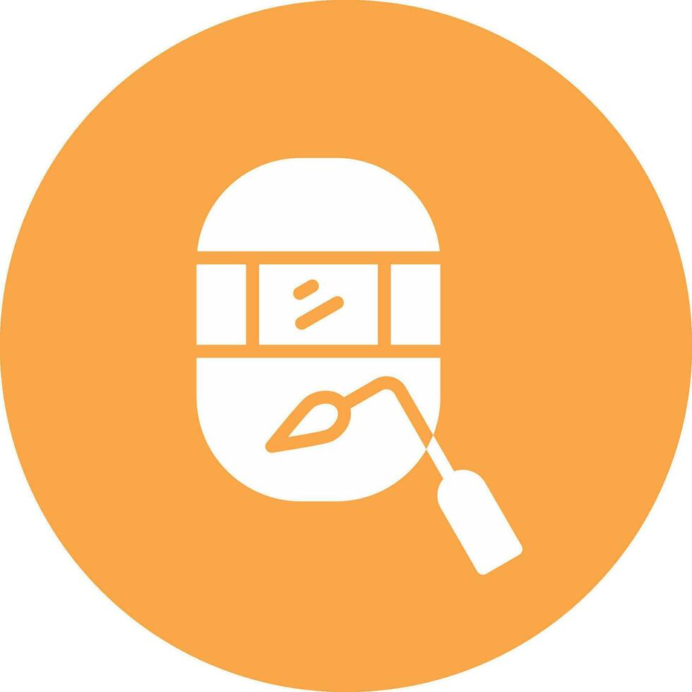 Welding Mask Creative Icon Design vector