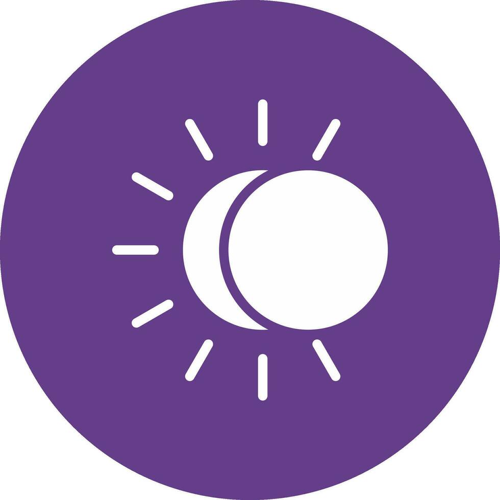 Eclipse Creative Icon Design vector