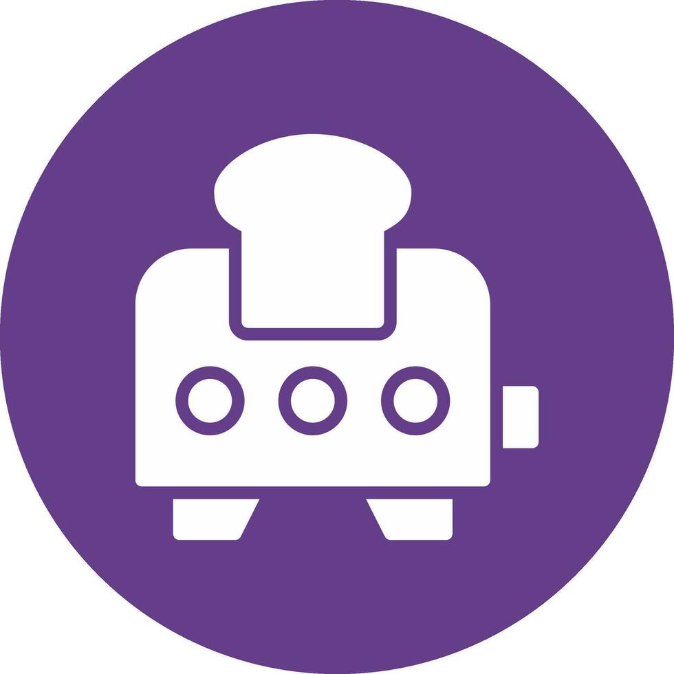 Toaster Creative Icon Design vector