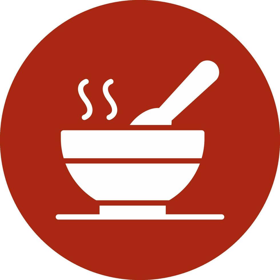 Hot Soup Creative Icon Design vector