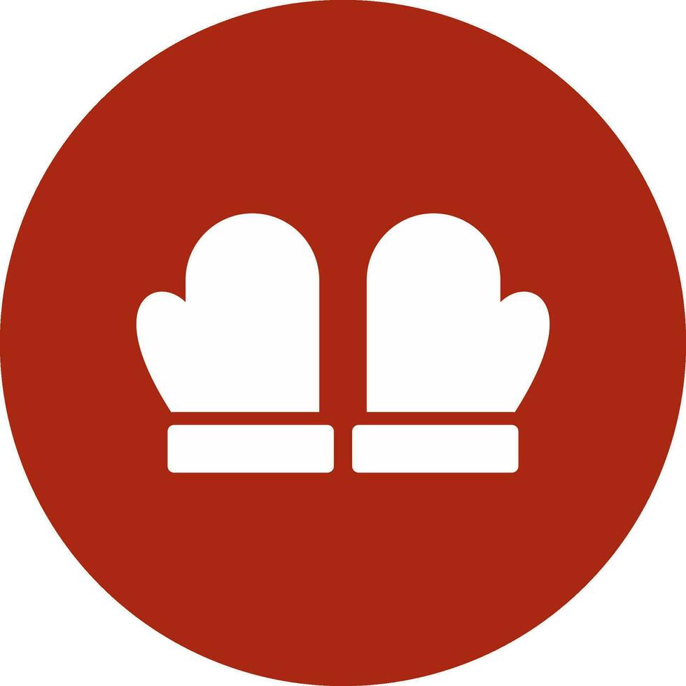 Kitchen Glove Creative Icon Design vector