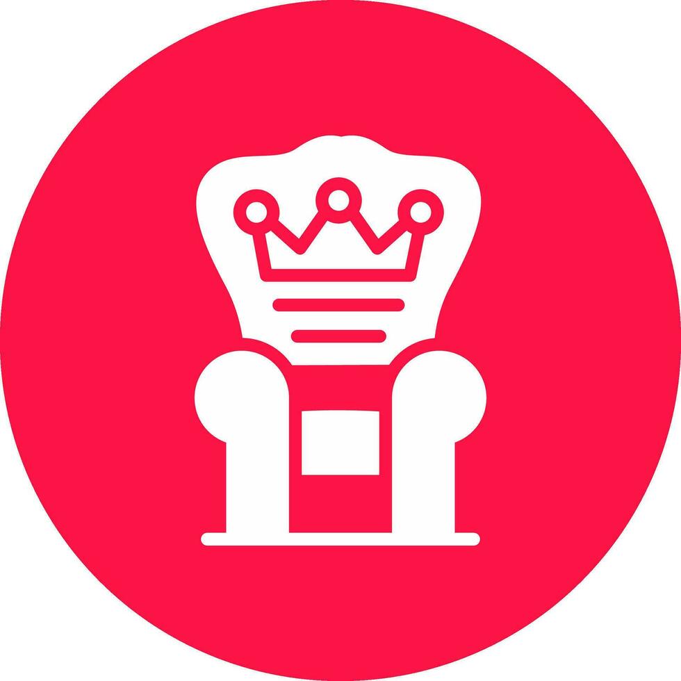 Throne Creative Icon Design vector