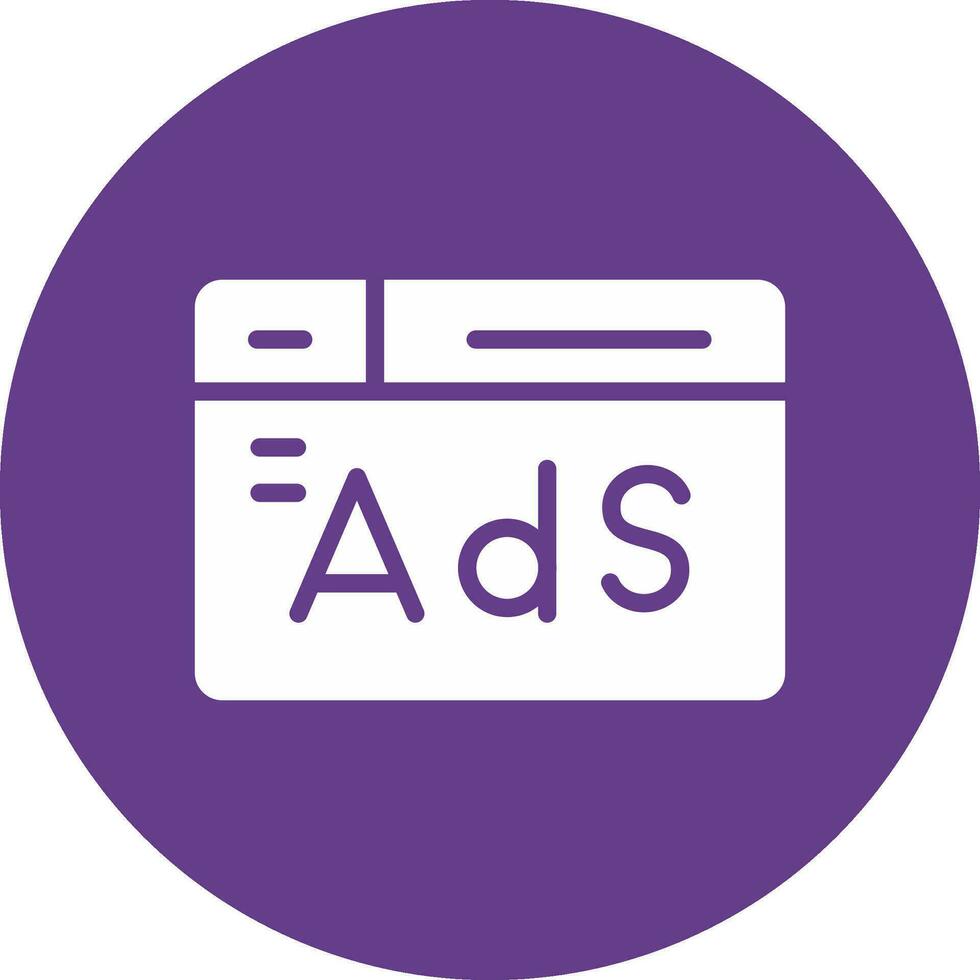 Advertising Creative Icon Design vector