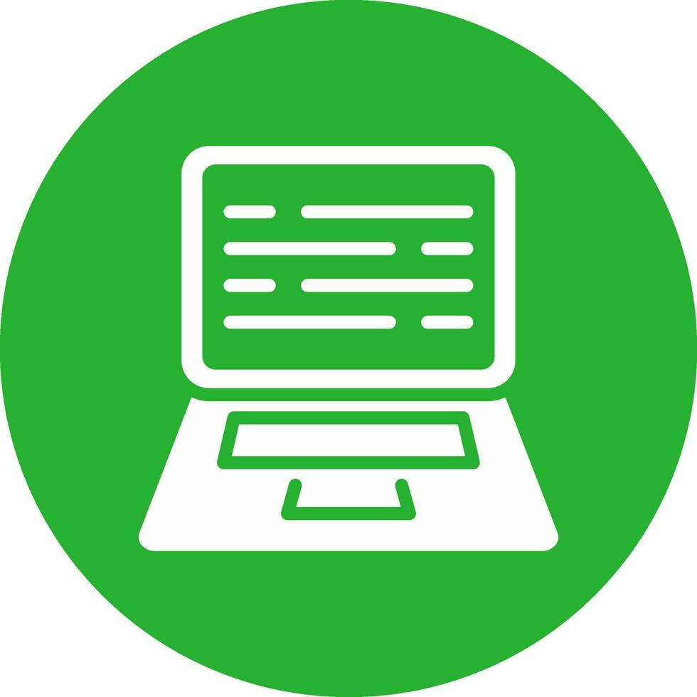 Laptop Creative Icon Design vector