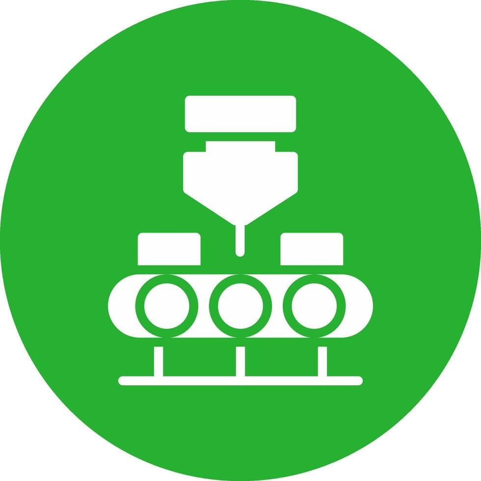 Conveyor Belt Creative Icon Design vector