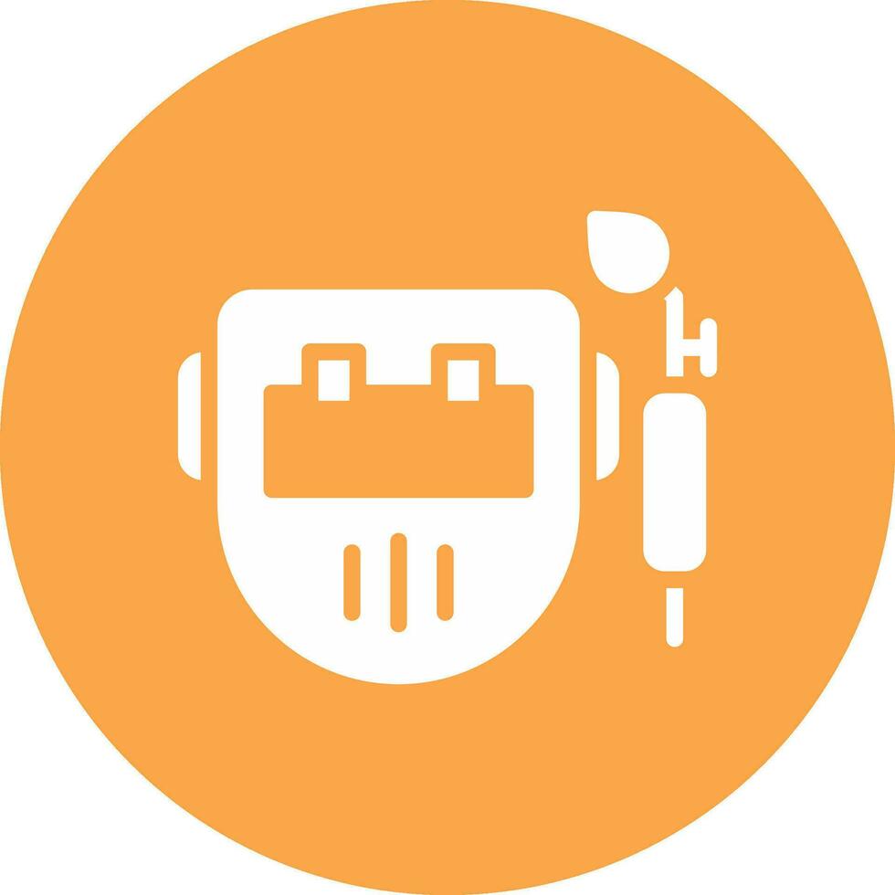 Welding Mask Creative Icon Design vector