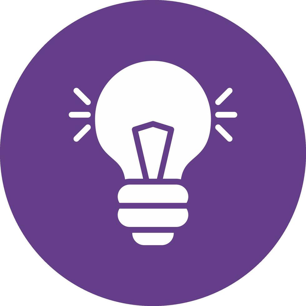 Light Bulb Creative Icon Design vector