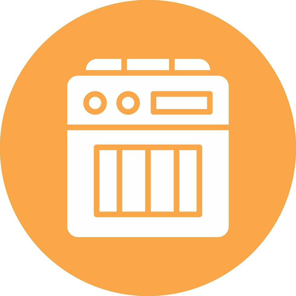 Amplifier Box Creative Icon Design vector