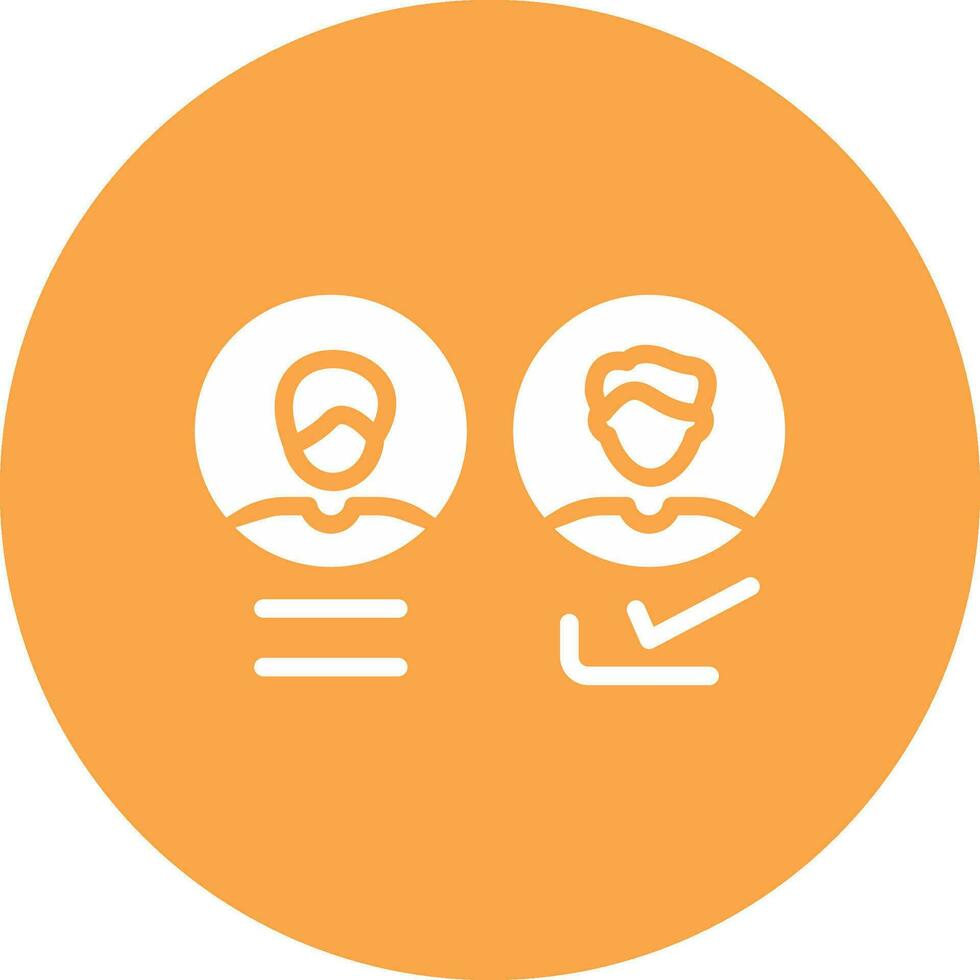 diseño de icono creativo de recursos humanos vector