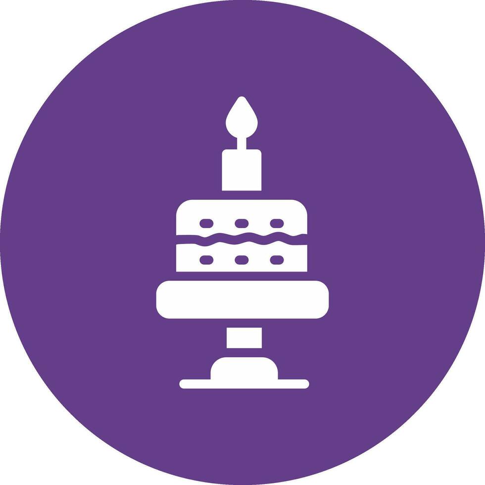 Birthday Cake Creative Icon Design vector