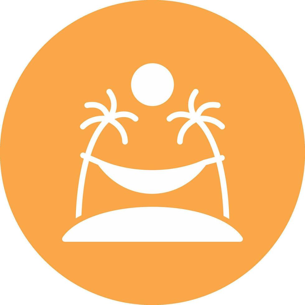Hammock Creative Icon Design vector