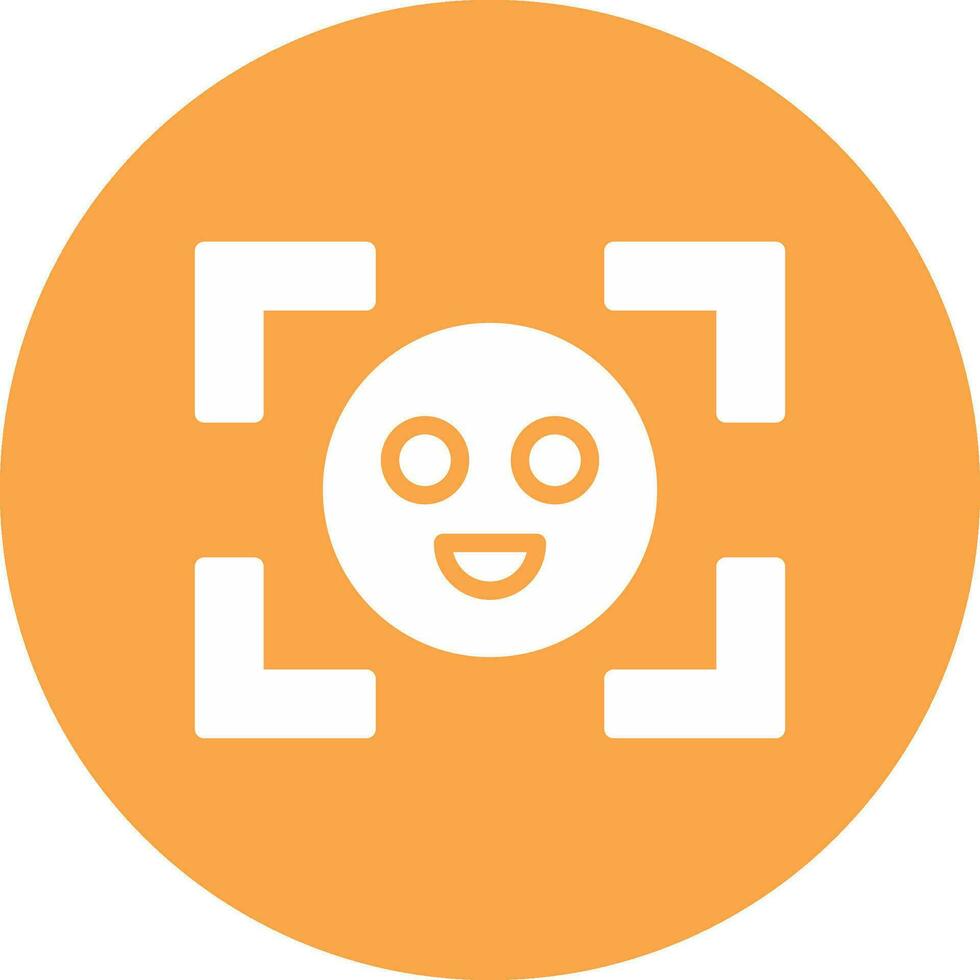 Face Detection Creative Icon Design vector
