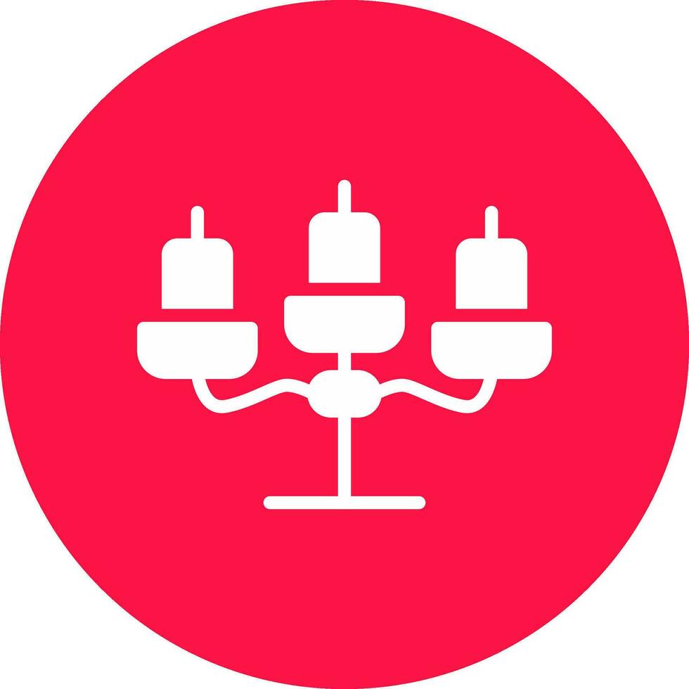 Candelabra Creative Icon Design vector