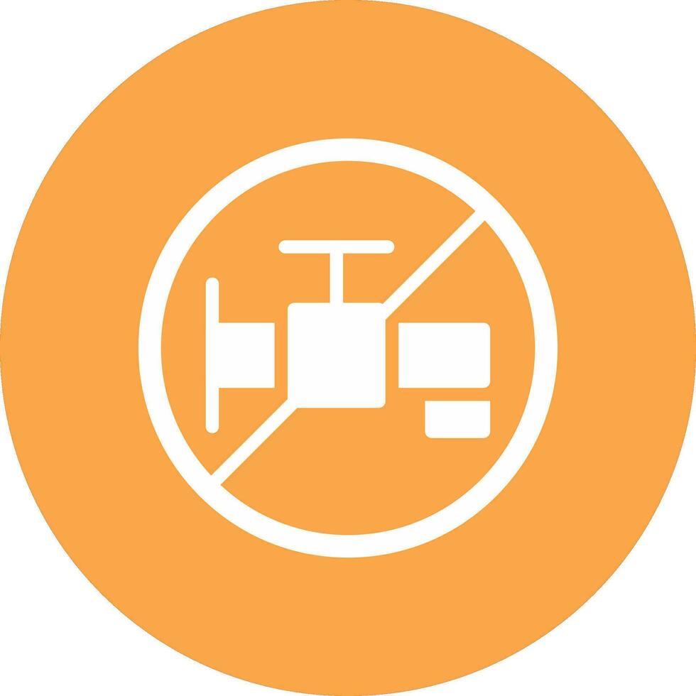 Dont Waste Water Creative Icon Design vector
