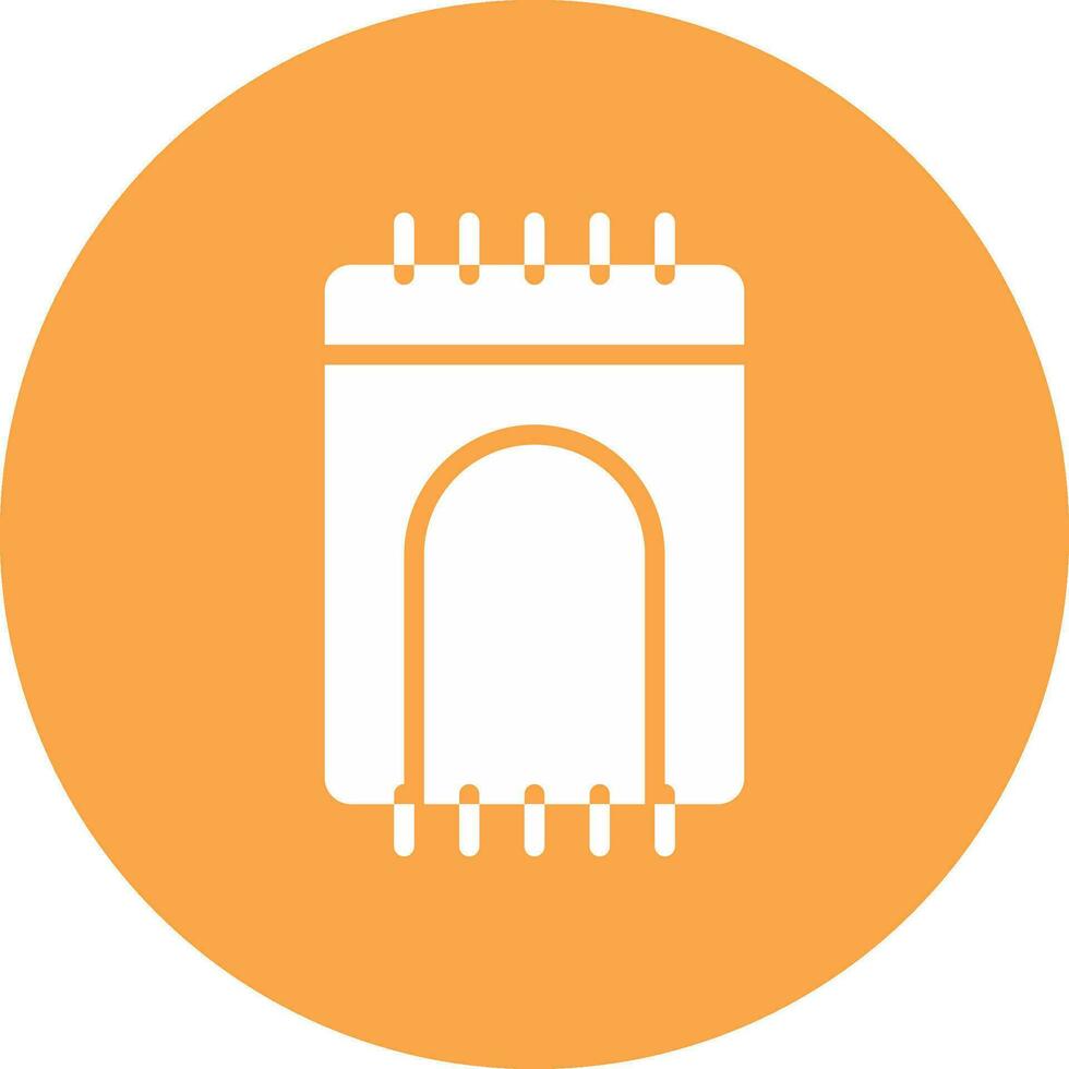 Prayer Rug Creative Icon Design vector