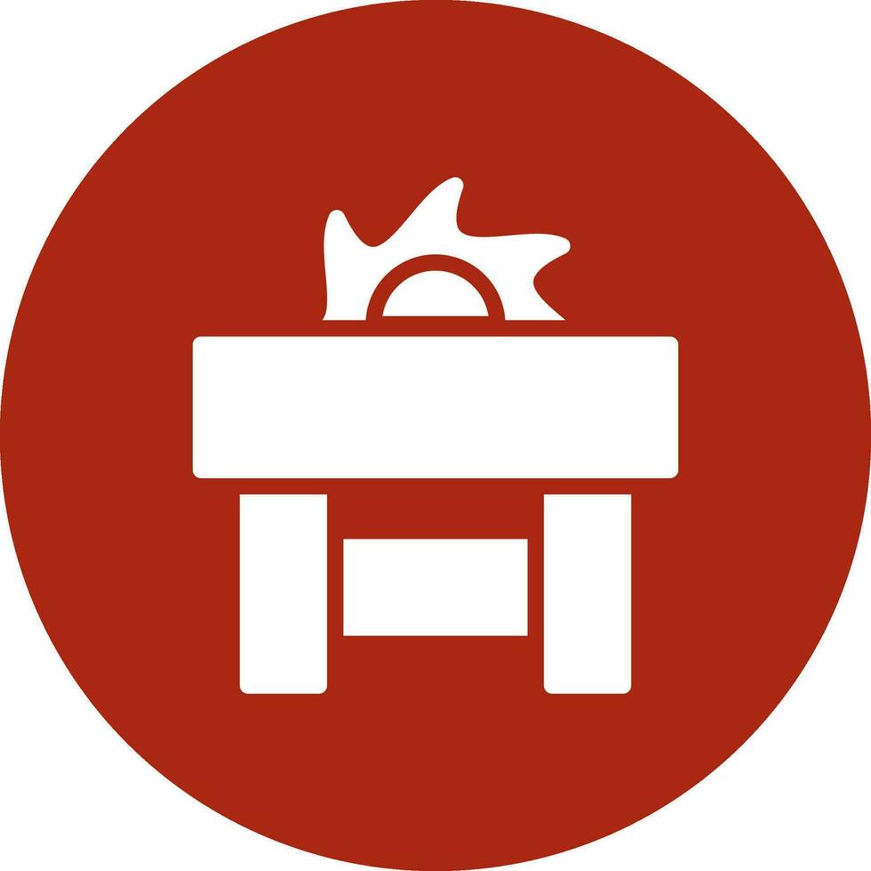 Saw Blade Creative Icon Design vector