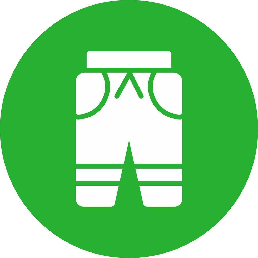 diseño de icono creativo de pantalón de esquí vector