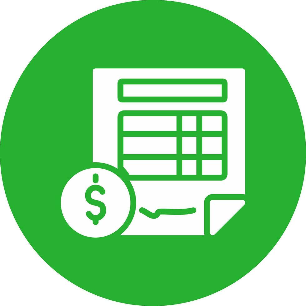 Invoice Creative Icon Design vector