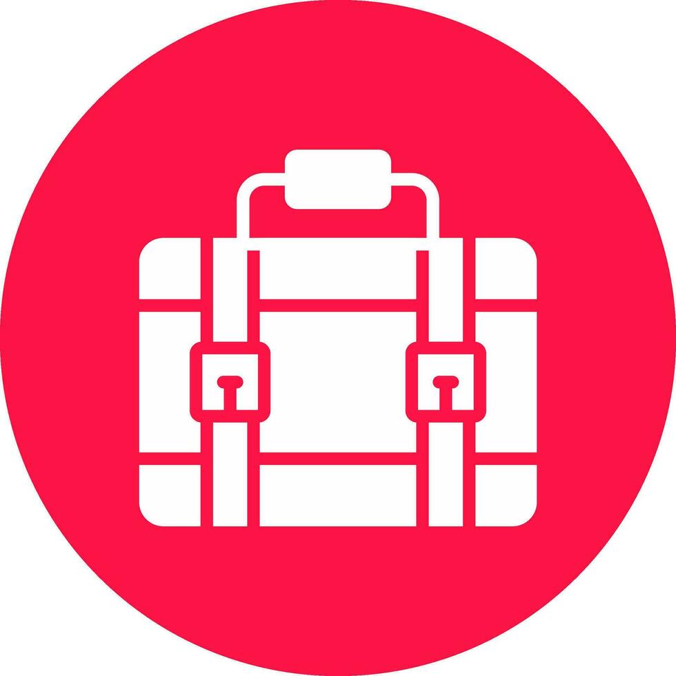 Suitcase Creative Icon Design vector