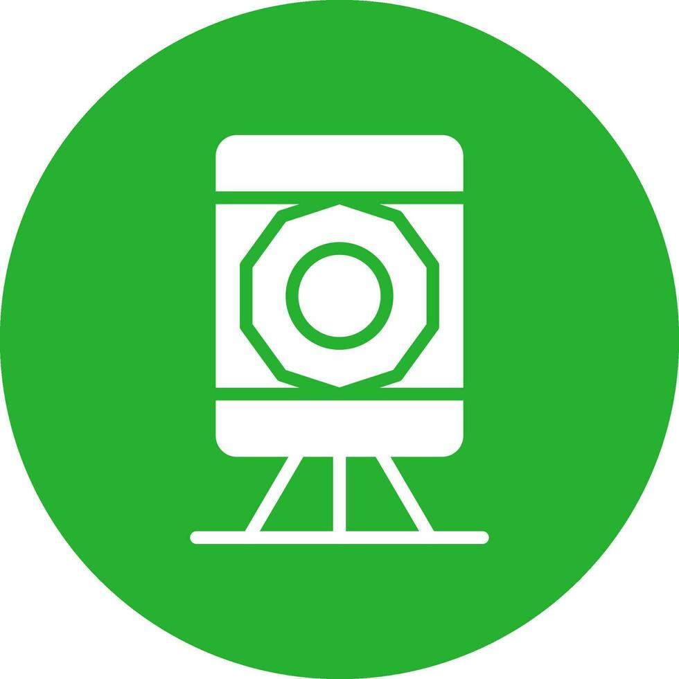 Theodolite Creative Icon Design vector