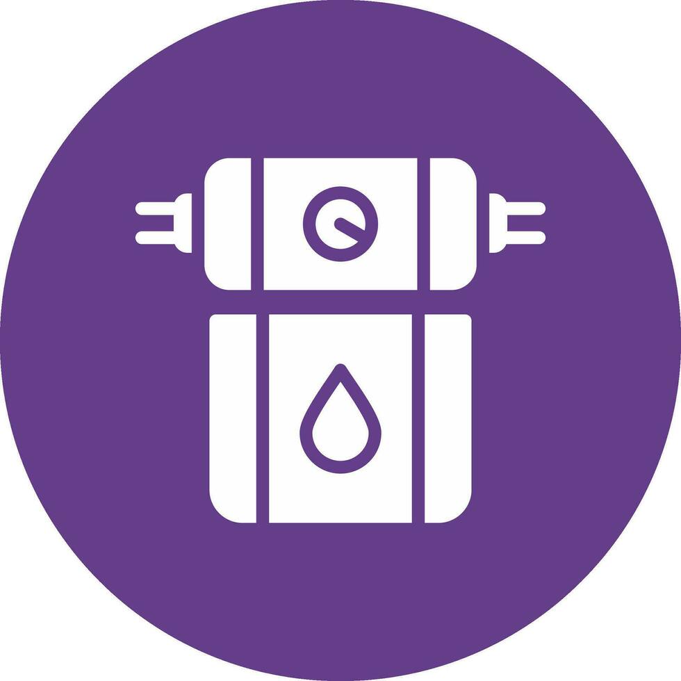 Water Filter Creative Icon Design vector