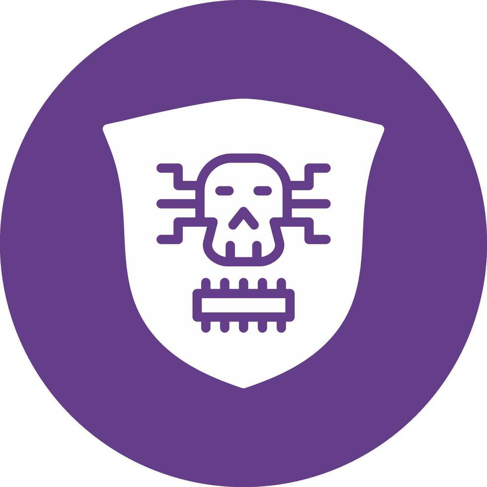 diseño de icono creativo de malware vector