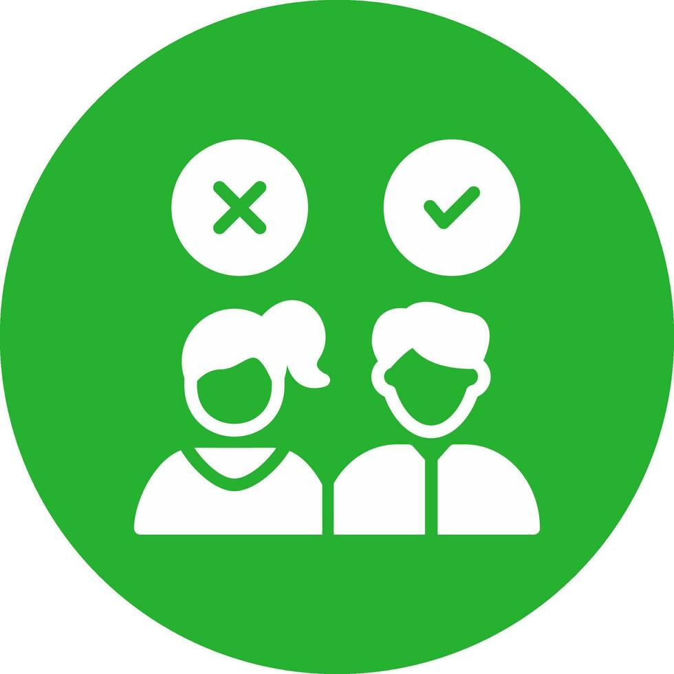 Candidate Creative Icon Design vector