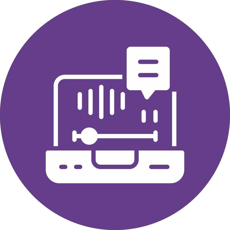 Voice Mail Creative Icon Design vector