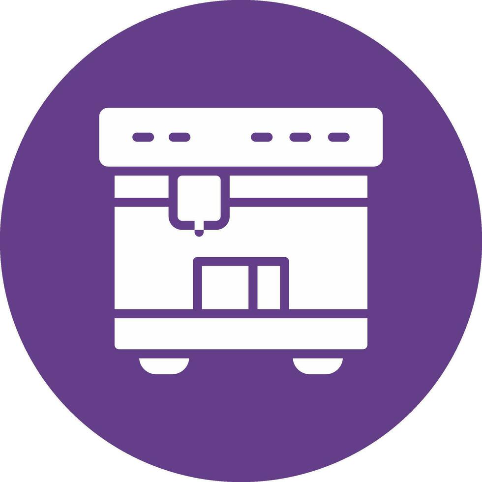 3D Printing Creative Icon Design vector