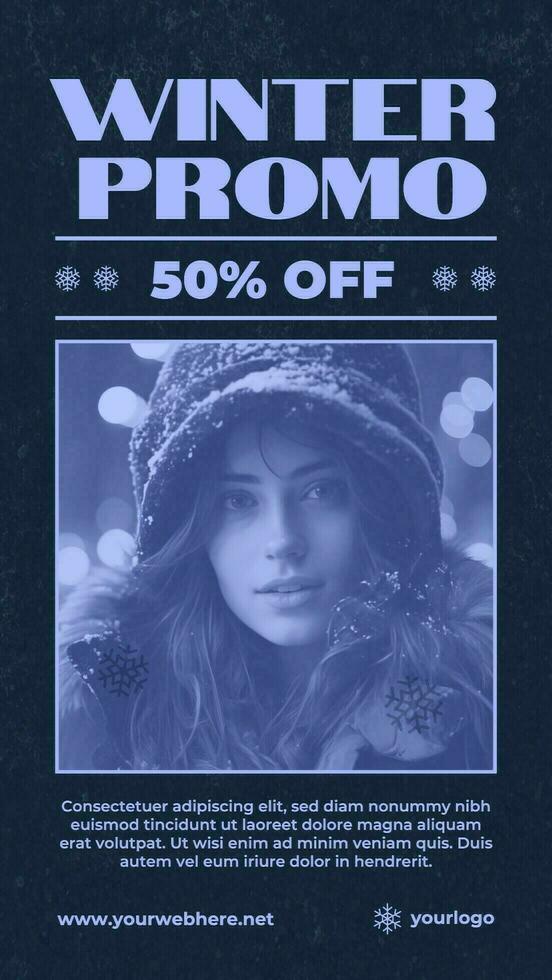 Winter Promotion Instagram Story template