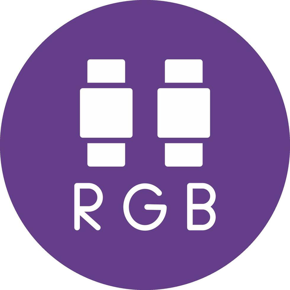 Rgb Creative Icon Design vector