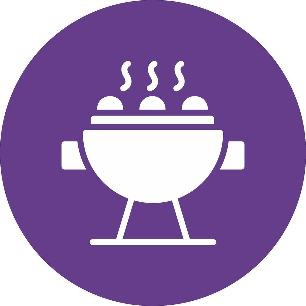 Grill Creative Icon Design vector