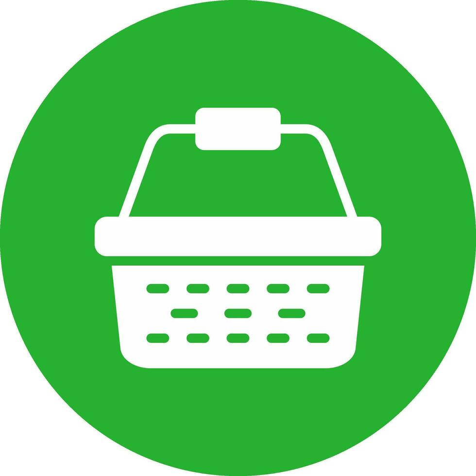 Picnic Basket Creative Icon Design vector