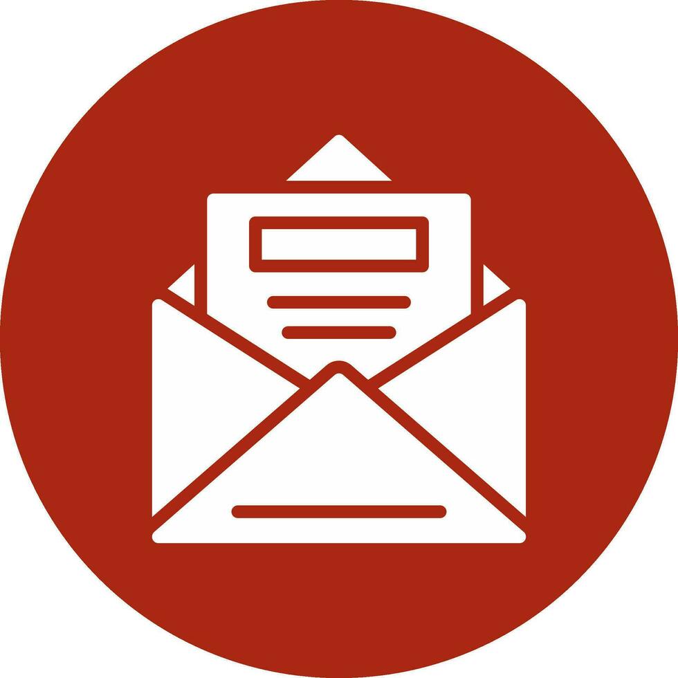 Open Email Creative Icon Design vector