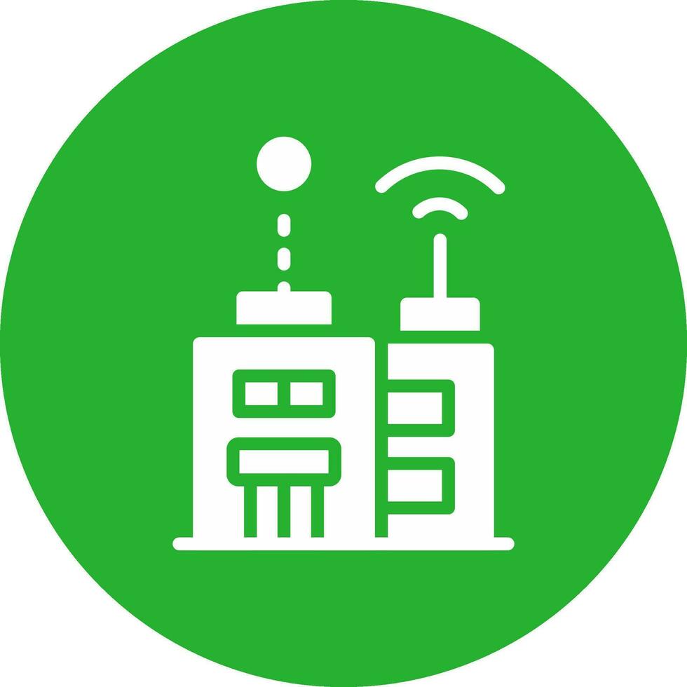 Smart City Creative Icon Design vector