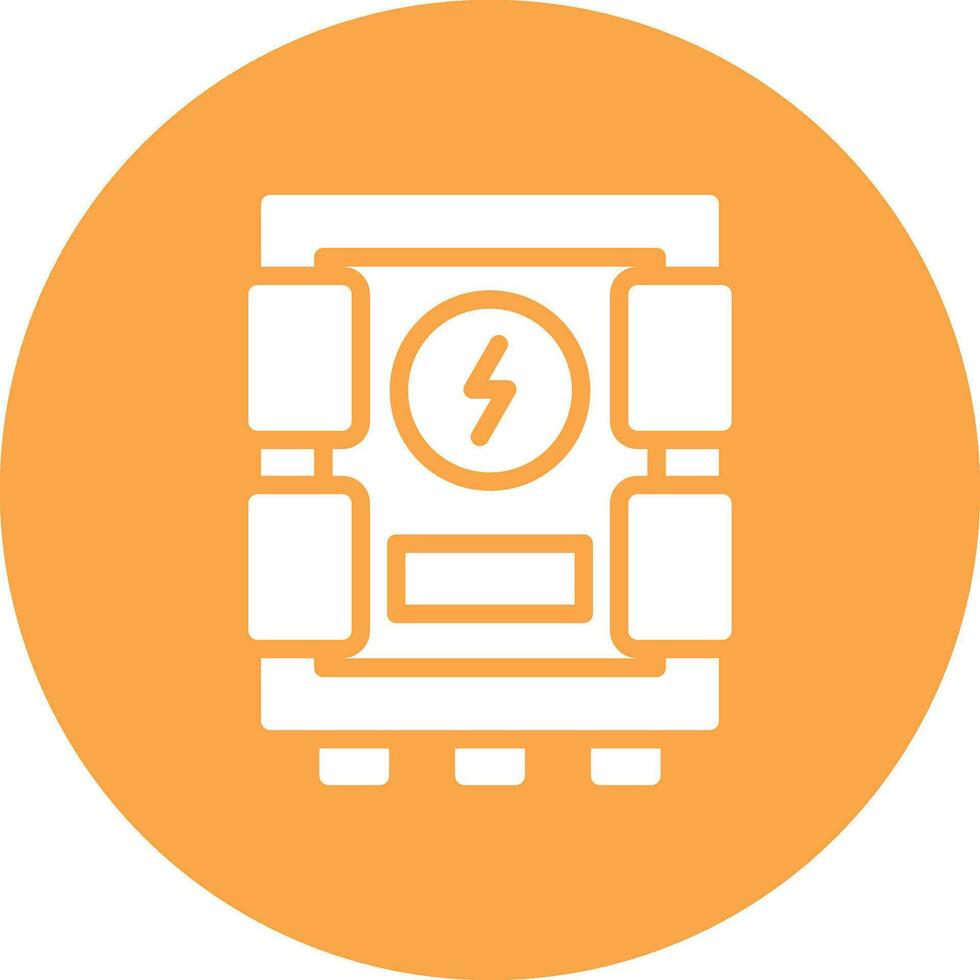 Electrical Panel Creative Icon Design vector