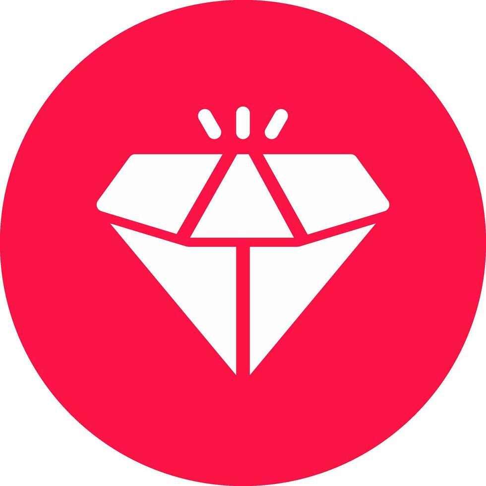 diseño de icono creativo de diamante vector