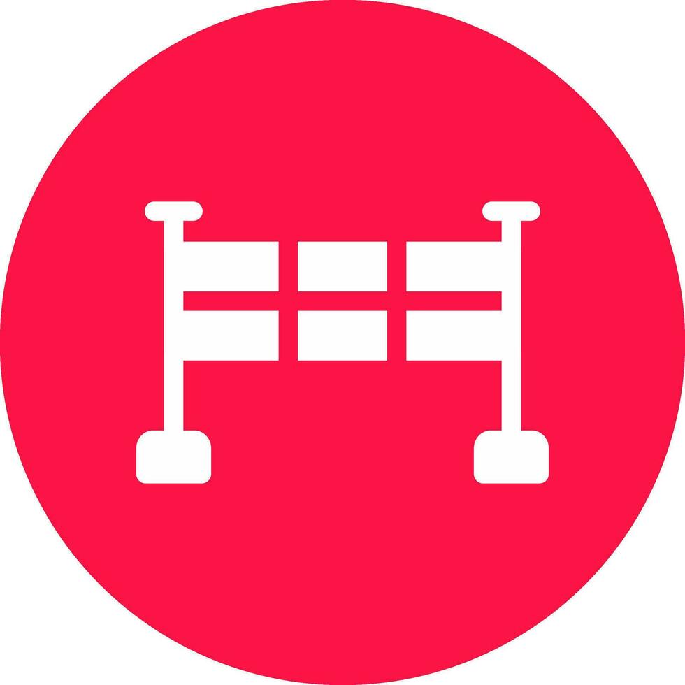 Finish Line Creative Icon Design vector