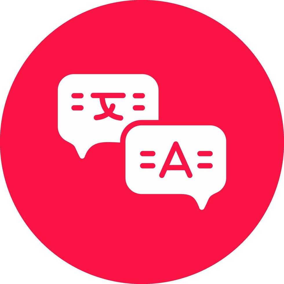 Language Creative Icon Design vector